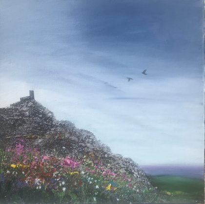 Granite and Crows at Brentor Church
