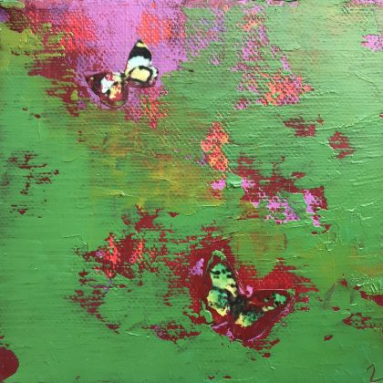 Miniature Butterfly Art (Sold)