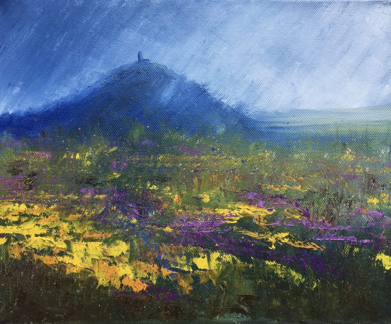 Rain on Brentor Church (SOLD)