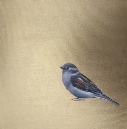 Little Sparrow on Gold (SOLD)