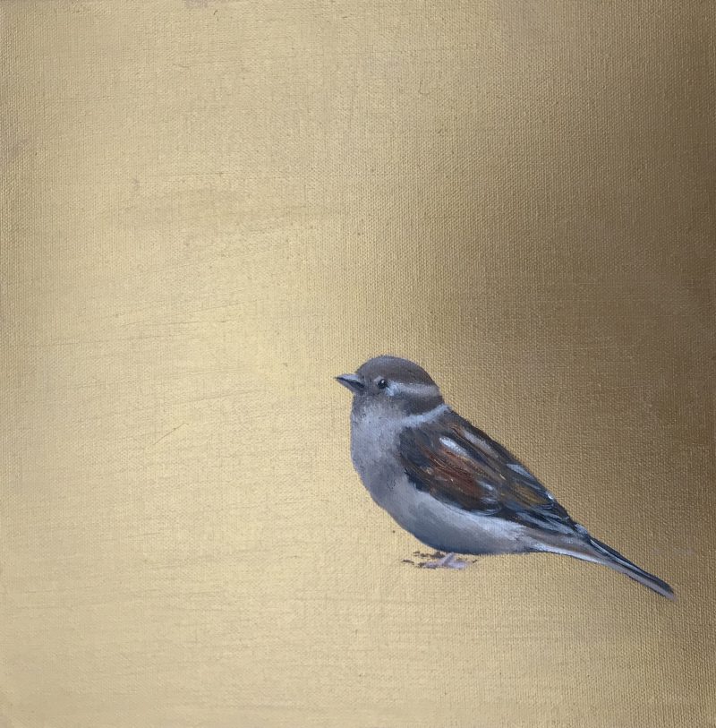 Little Sparrow on Gold (SOLD)