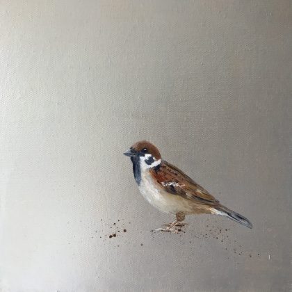 My Little Sparrow ~ on Silver