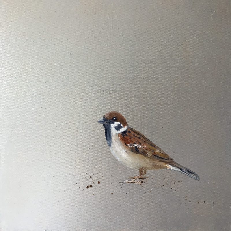My Little Sparrow ~ on Silver