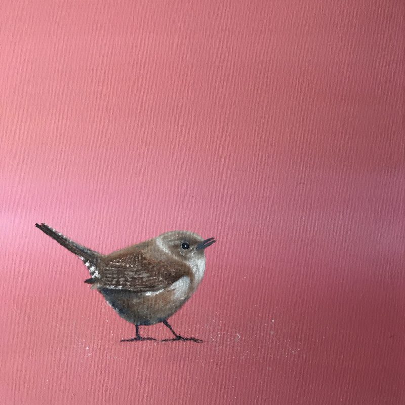 Take a Walk on the Wild Side ~ Wren on rose gold (SOLD)