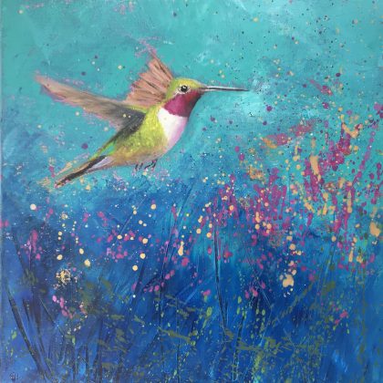 Humming Lovebird I (SOLD)