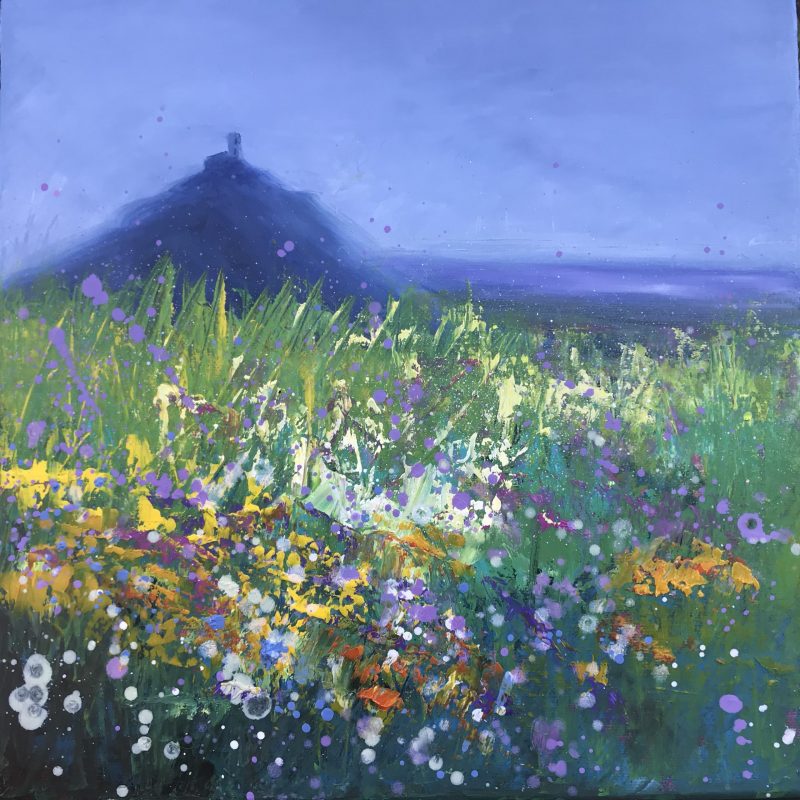 Wild Flowers at Brentor Church (SOLD)
