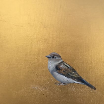 Little Sparrow ~ on Gold (SOLD)