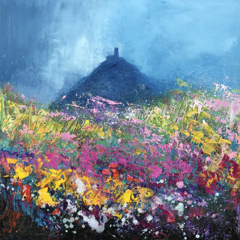 Wild Flowers At Brentor Church (SOLD)