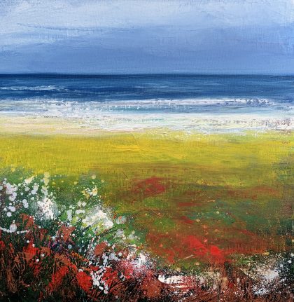 Poppies At The Beach (SOLD)