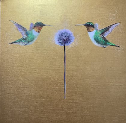 We Are Golden ~ Hummingbirds (SOLD)