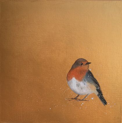 Red Robin ~ on Gold
