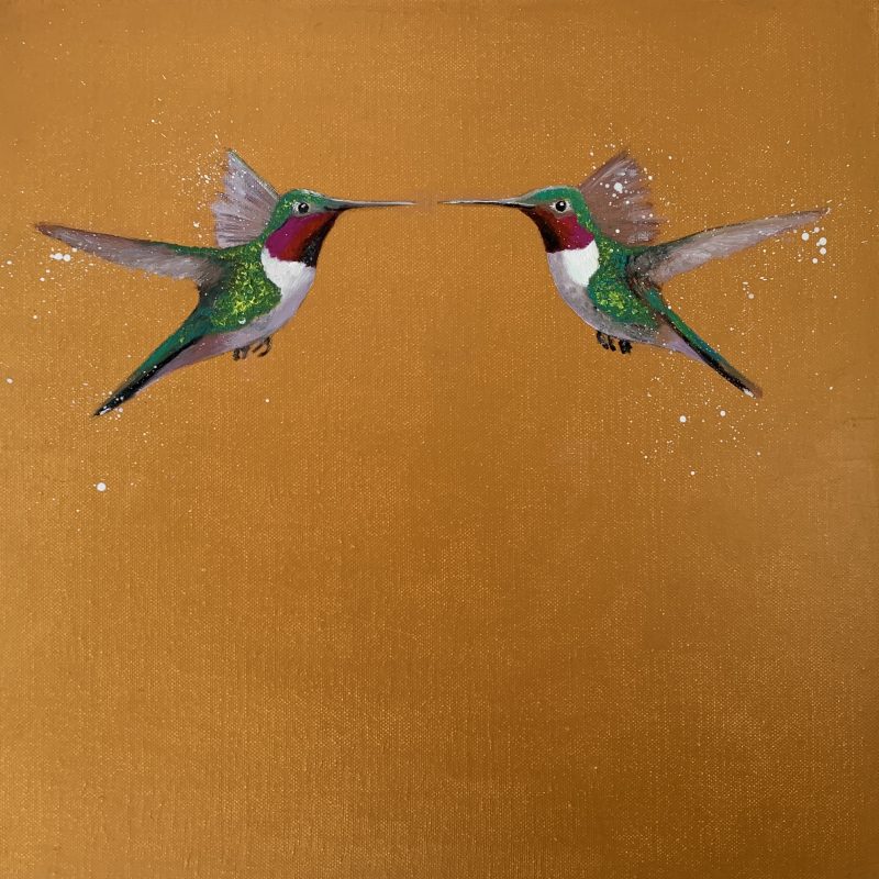 We Are Golden ~ Hummingbirds (SOLD)