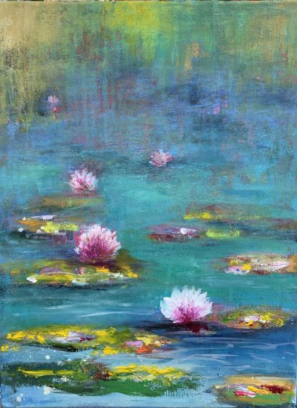 Light On The Lily Pond