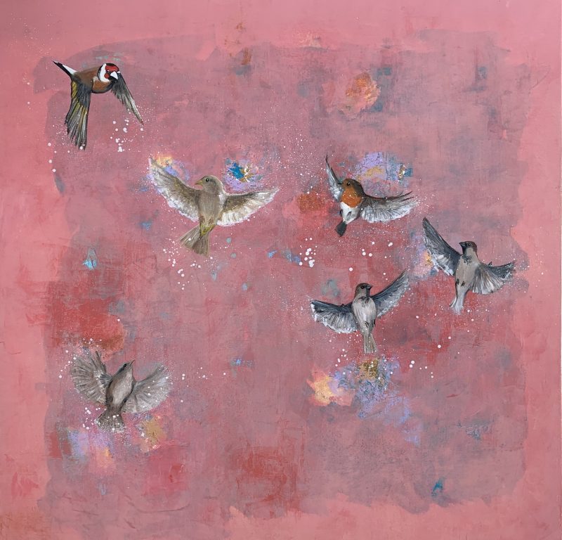 Our Joyful Birds in Flight (SOLD)