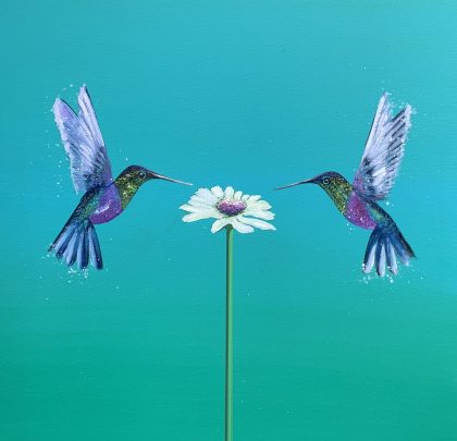 Two Hummingbirds ~ One Love