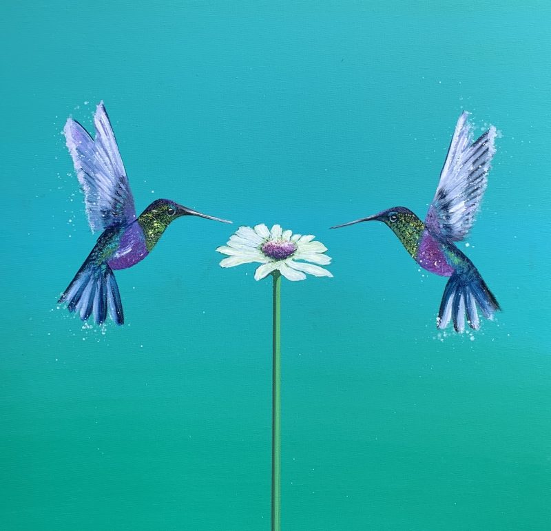 Two Hummingbirds ~ One Love