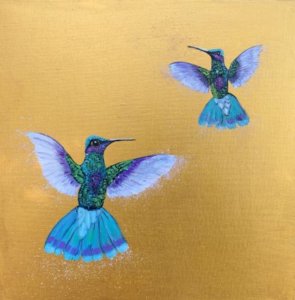 Hummingbirds in Flight
