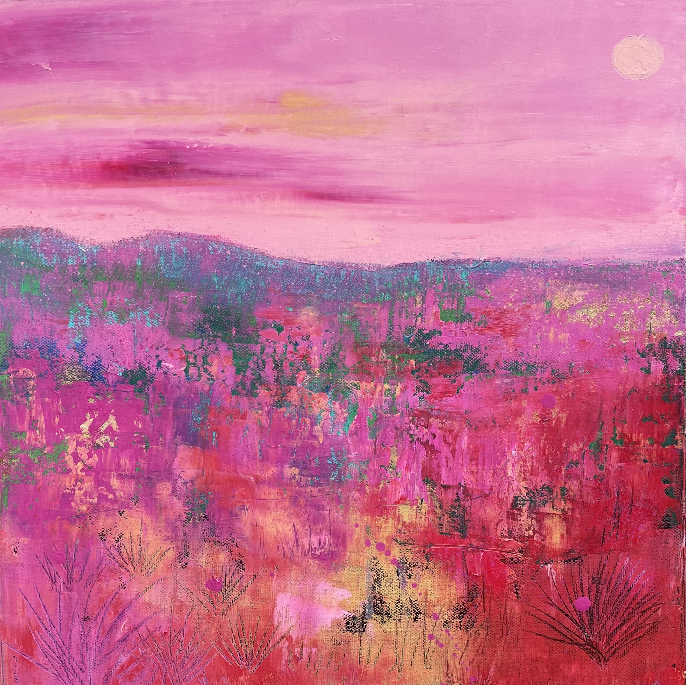 Fiery Sunset on Dartmoor II
