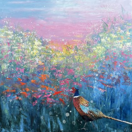 Cock Pheasant at Dawn